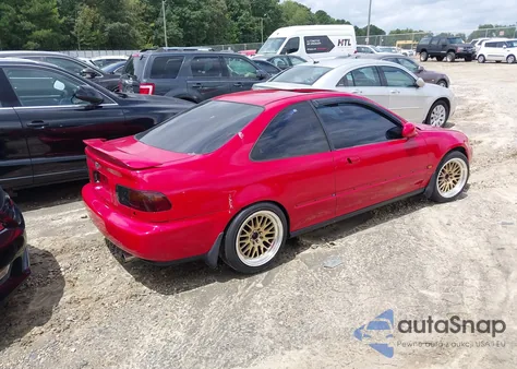 1995 Honda Civic Ex z USA, uszkodzony, nr VIN 1HGEJ1122SL045842